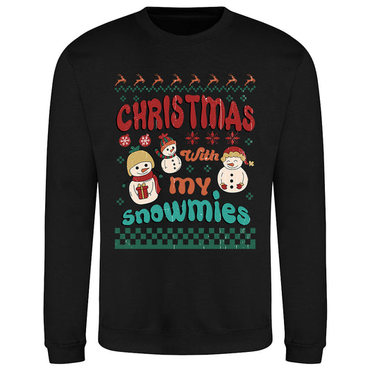 Christmas Snowmies  Sweatshirt