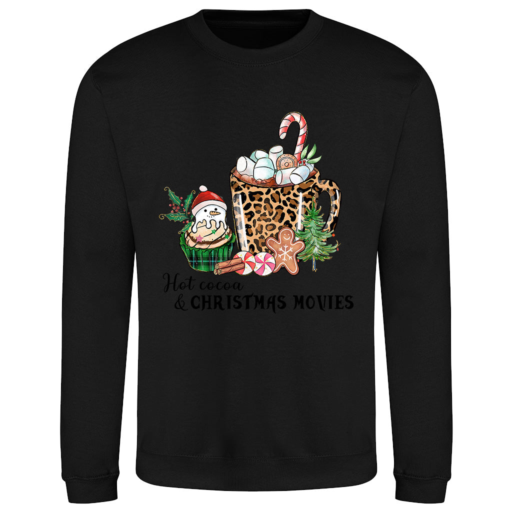 Festive Leopard   Sweatshirt