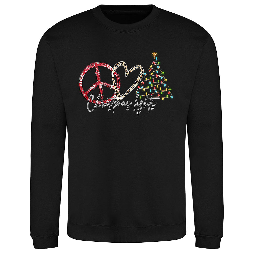 Peace Love Xmas  Sweatshirt