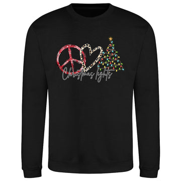Peace Love Xmas  Sweatshirt
