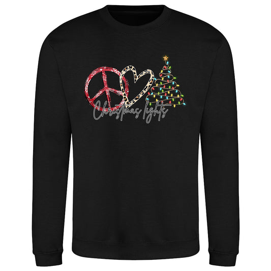Peace Love Xmas  Sweatshirt