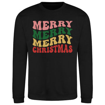 Retro Merry Christmas Shirt Sweatshirt
