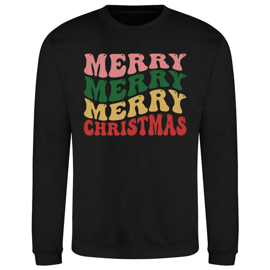 Retro Merry Christmas Shirt Sweatshirt