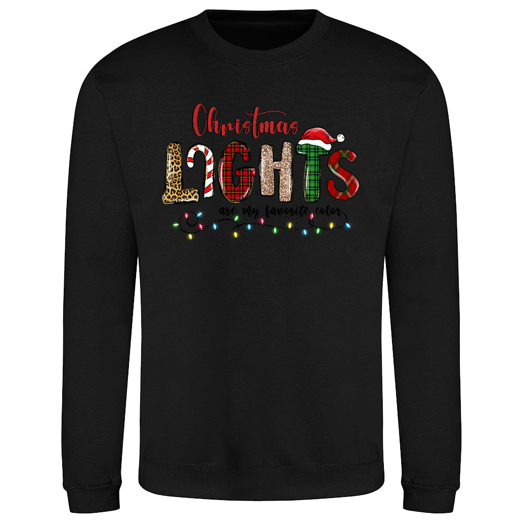 Festive Christmas Lights  Sweatshirt