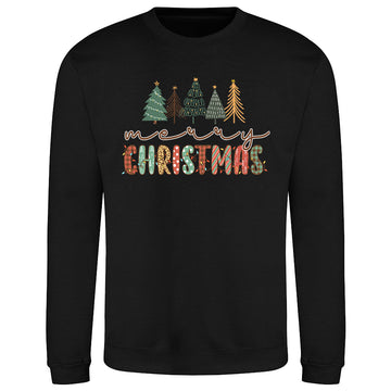 Festive Christmas Trees  Sweatshirt