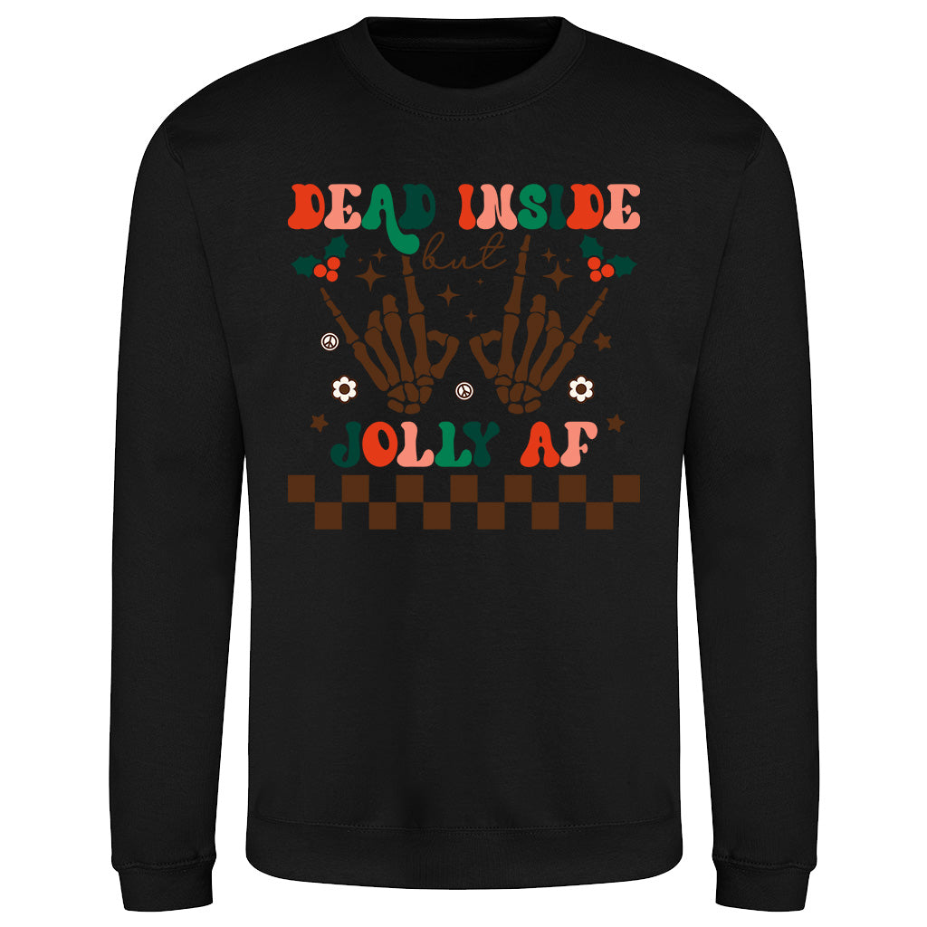 Dead Inside Jolly Christmas  Sweatshirt