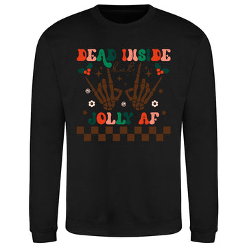 Dead Inside Jolly Christmas  Sweatshirt
