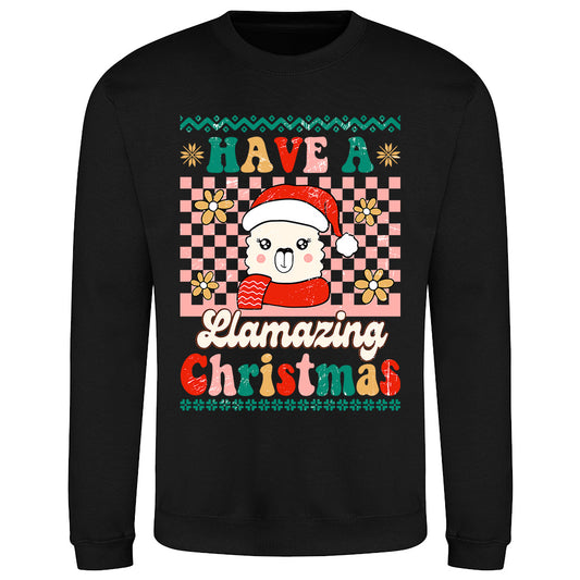 Llamazing Xmas  Sweatshirt