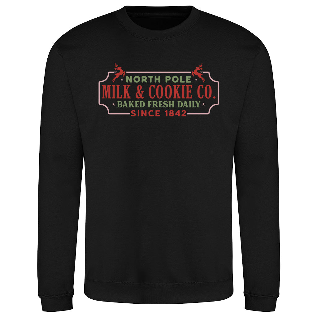 North Pole Milk & Cookie  Sweatshirt