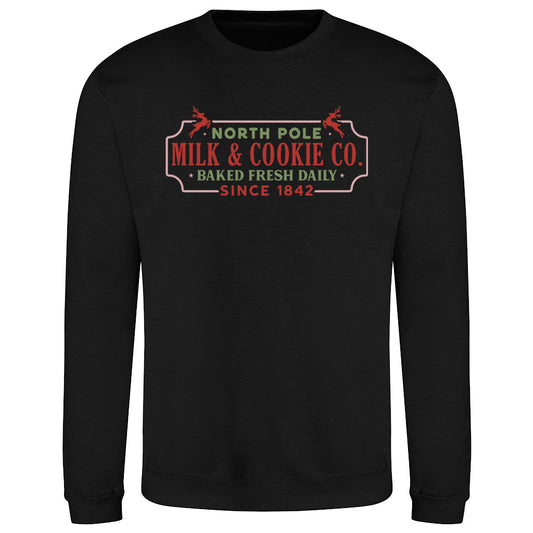 North Pole Milk & Cookie  Sweatshirt