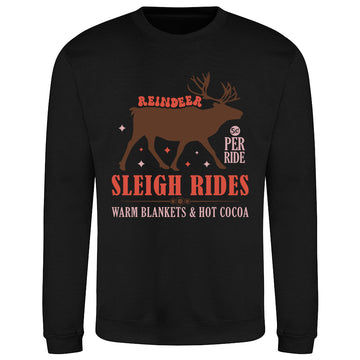 Cozy Reindeer Sleigh  Sweatshirt