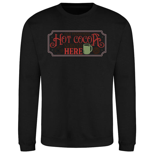 Vintage Hot Cocoa Sign Sweatshirt