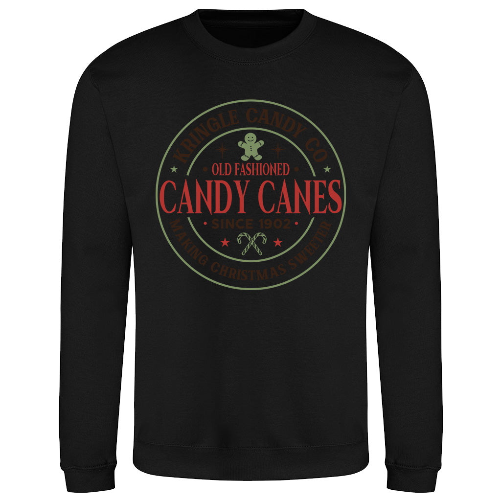 Vintage Candy Cane  Sweatshirt