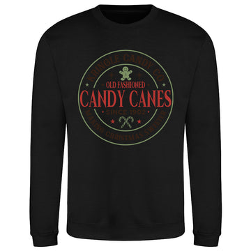Vintage Candy Cane  Sweatshirt