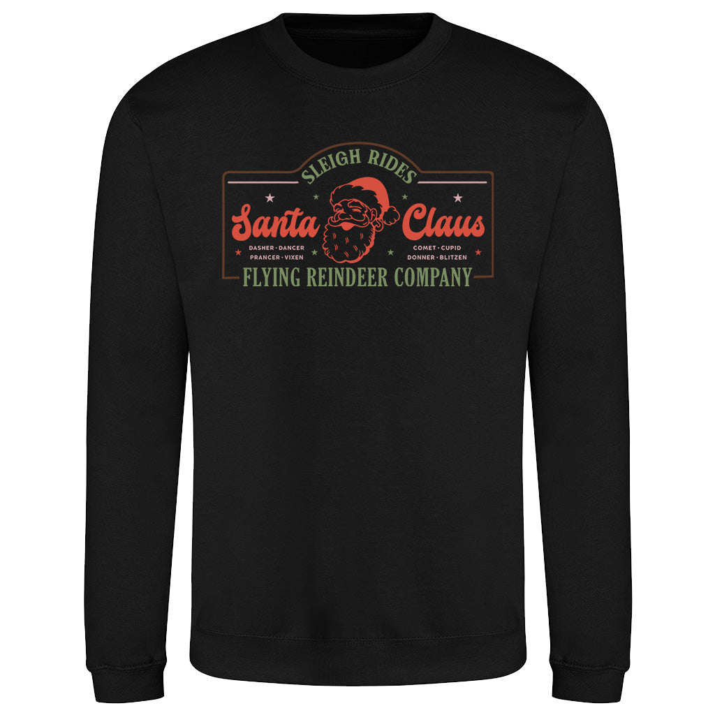 Santa Sleigh Rides  Sweatshirt