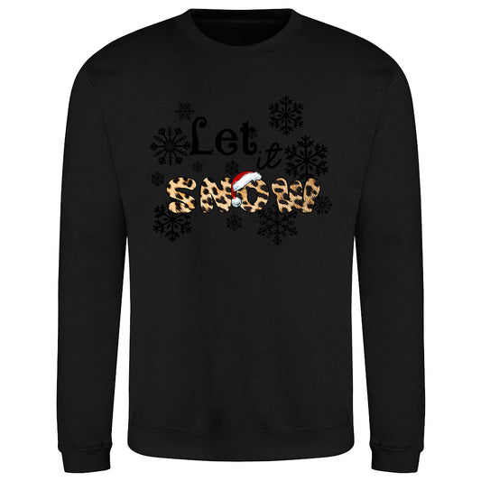 Leopard Snow  Sweatshirt