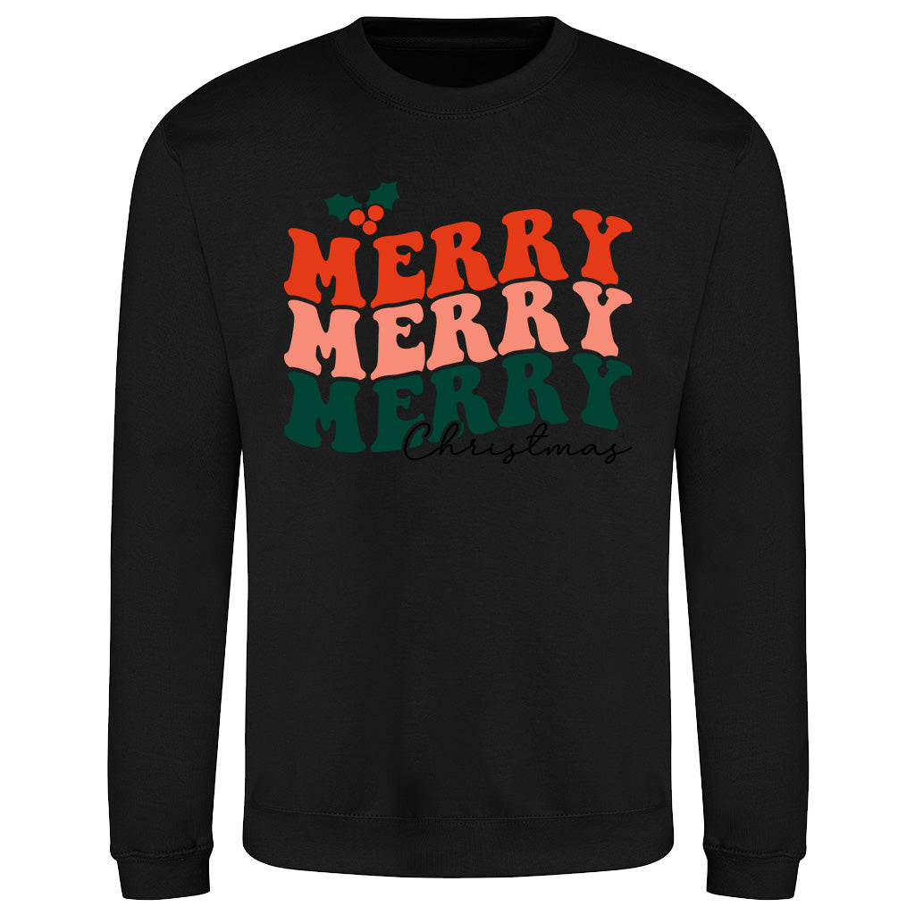 Merry Retro Holiday  Sweatshirt