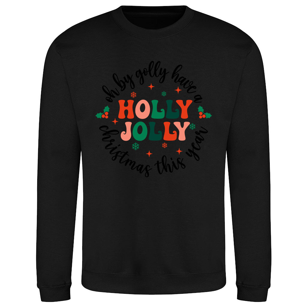 Holly Jolly Festive  Sweatshirt