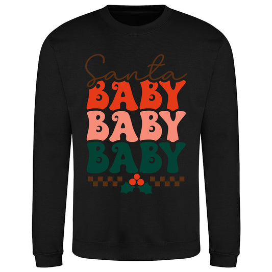 Santa Baby Festive  Sweatshirt