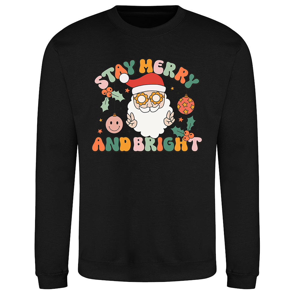 Retro Santa Xmas  Sweatshirt