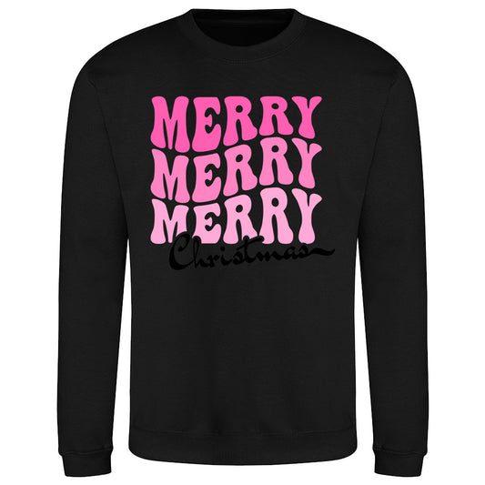 Retro Merry  Sweatshirt