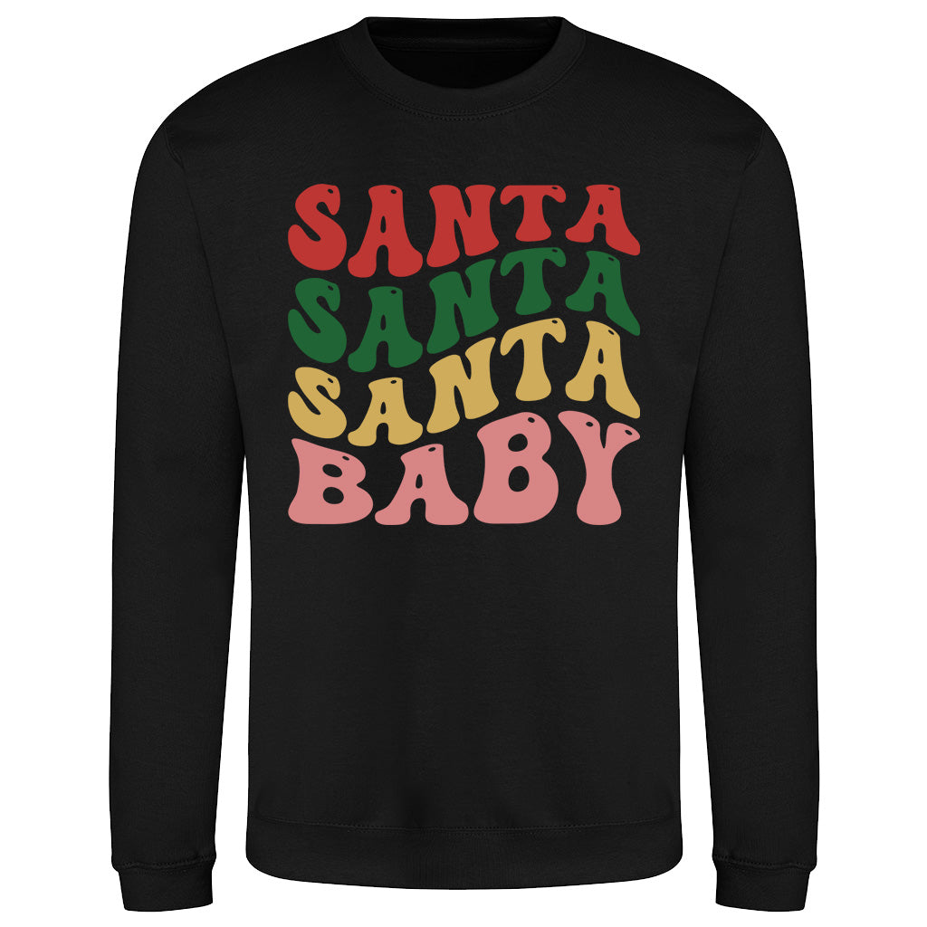 Retro Santa Baby  Sweatshirt