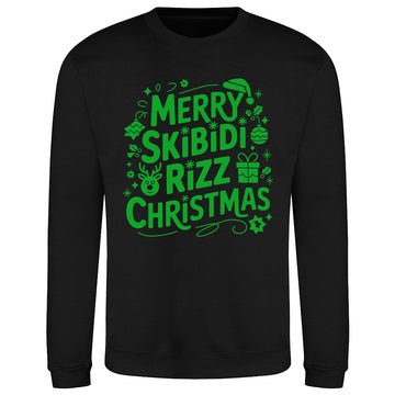 Merry Skibidi Rizz Christmas  Sweatshirt