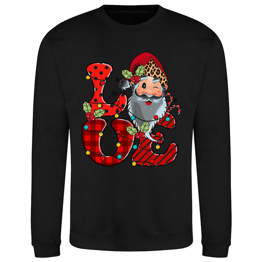Festive Santa Love  Sweatshirt