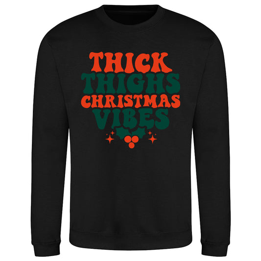 Thick Thighs Xmas  Sweatshirt