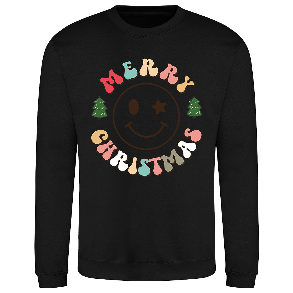 Retro Merry Christmas  Sweatshirt