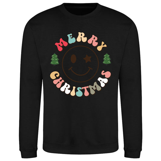 Retro Merry Christmas  Sweatshirt