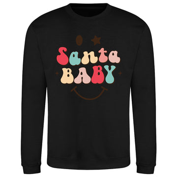 Festive Santa Baby  Sweatshirt