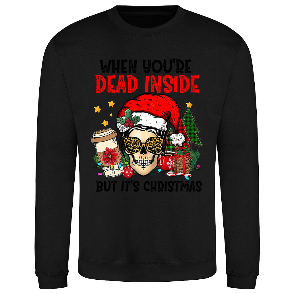 Festive Skull Christmas  Sweatshirt