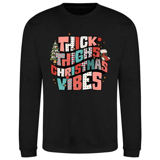 Thick Thighs Xmas  Sweatshirt