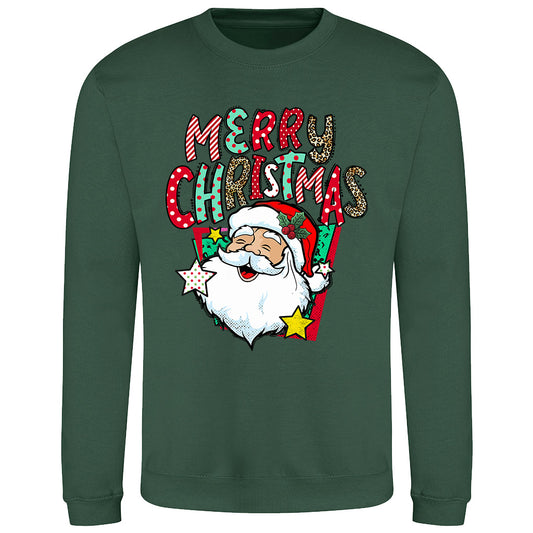 Festive Santa Christmas  Sweatshirt