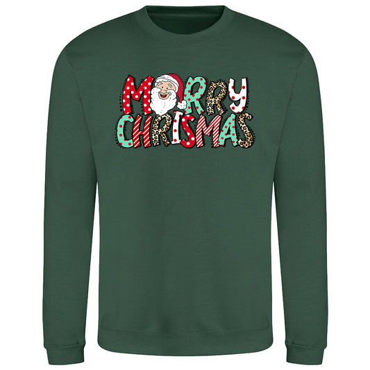 Santa Merry Xmas  Sweatshirt
