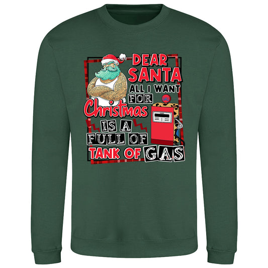 Santa's Christmas Tank  Sweatshirt