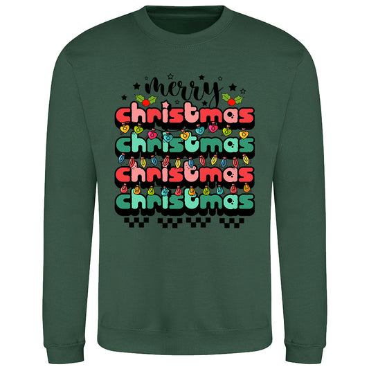 Festive Christmas Lights  Sweatshirt