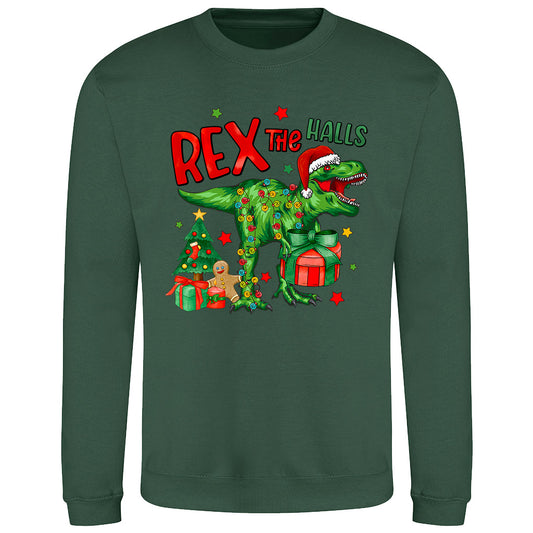 Rex the Halls Xmas  Sweatshirt