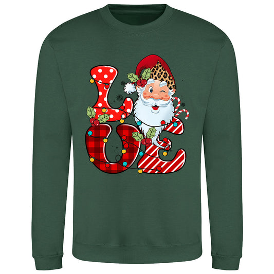 Santa Love Christmas  Sweatshirt