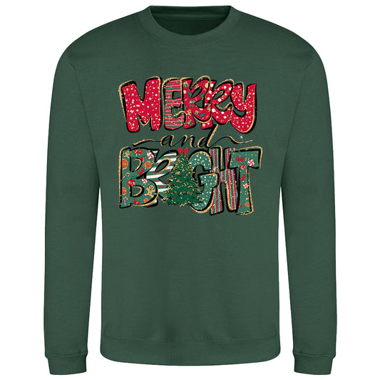 Merry & Bright Christmas  Sweatshirt