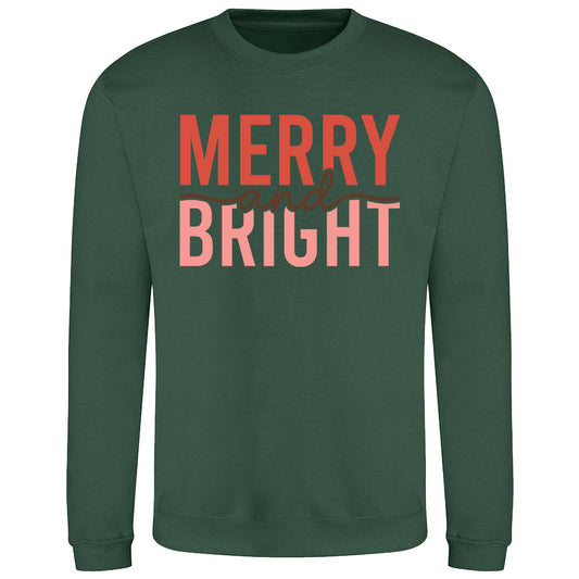 Merry and Bright Holiday  Sweatshirt