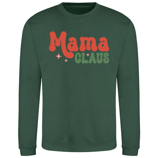 Festive Mama Claus  Sweatshirt