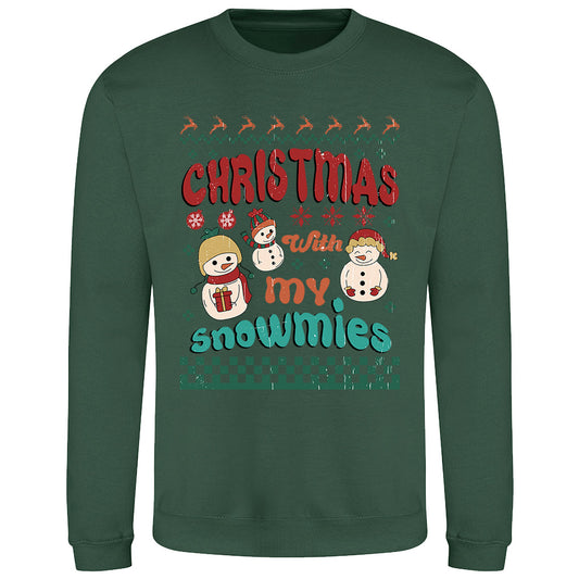 Christmas Snowmies  Sweatshirt