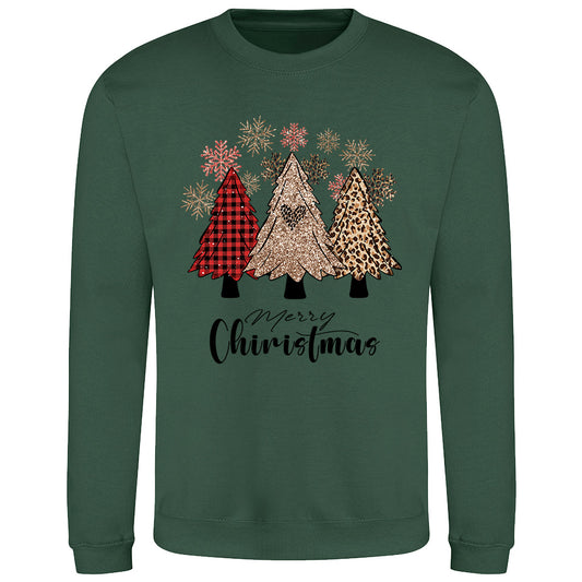 Festive Tree Trio  Sweatshirt
