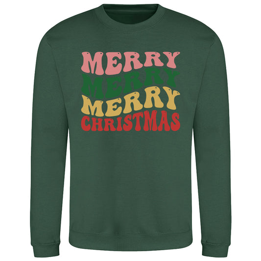 Retro Merry Christmas Shirt Sweatshirt