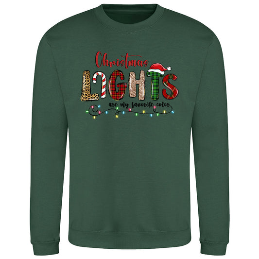 Festive Christmas Lights  Sweatshirt