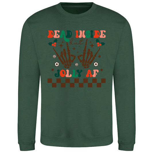 Dead Inside Jolly Christmas  Sweatshirt