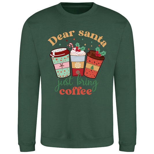 Santa Coffee  Sweatshirt
