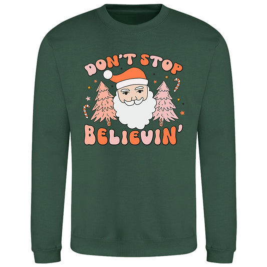 Santa Believein'  Sweatshirt